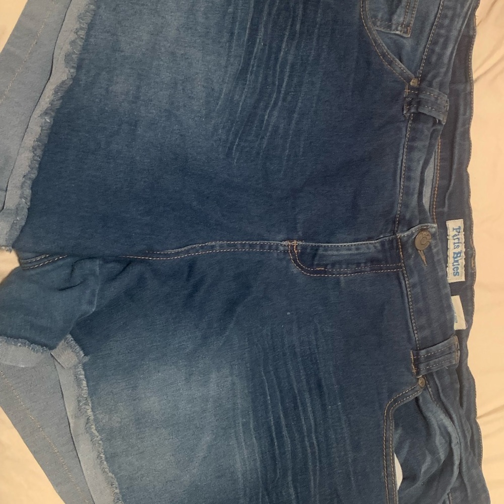 Paris Blues Jean Shorts Plus Size 24 Women